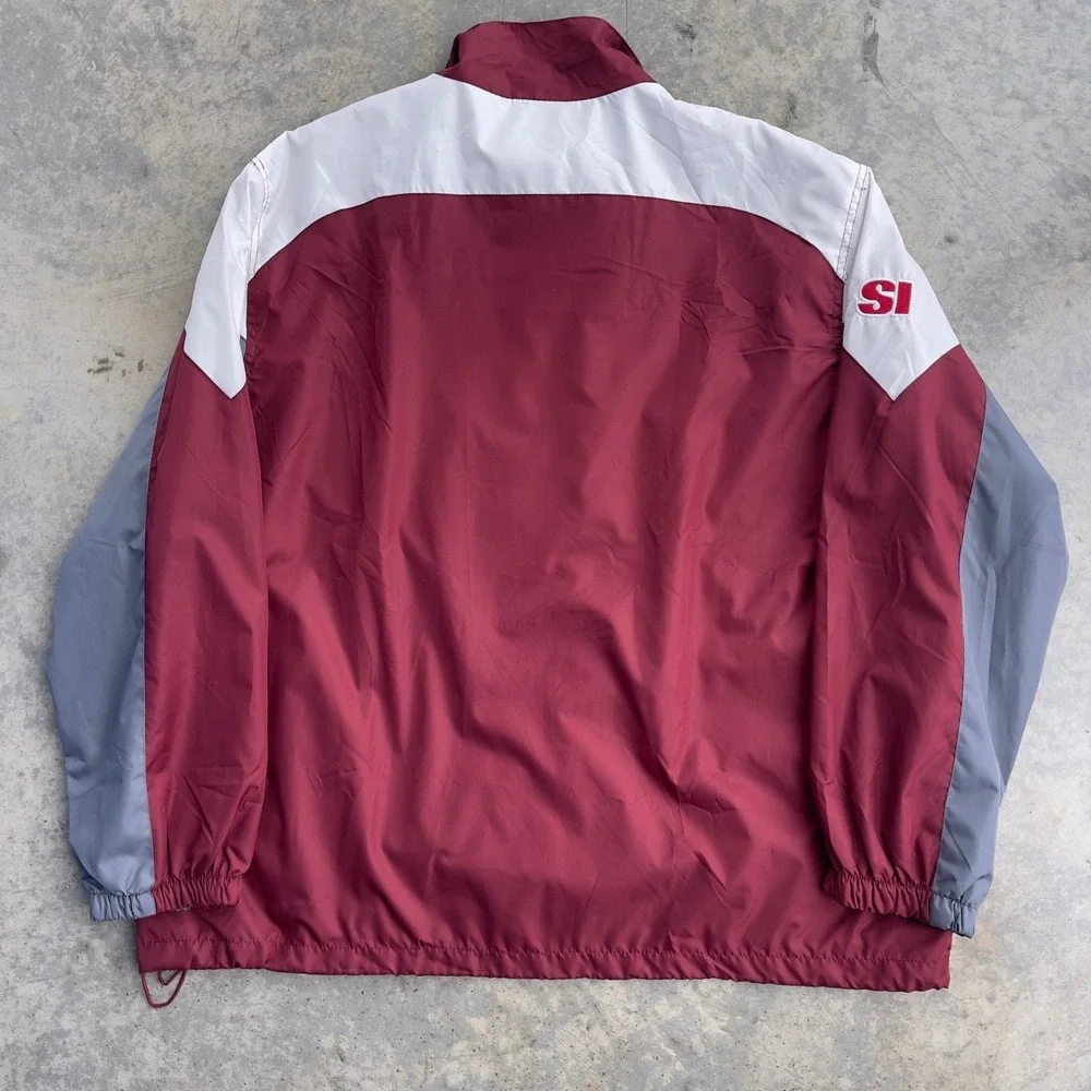 Washington Redskins Dunbrooke Windbreaker Jacket Mens 2XL Burgundy NFL Full Zip - Picture 2 of 8